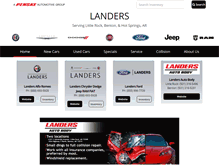 Tablet Screenshot of landers.com