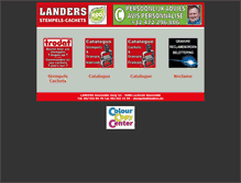 Tablet Screenshot of landers.be